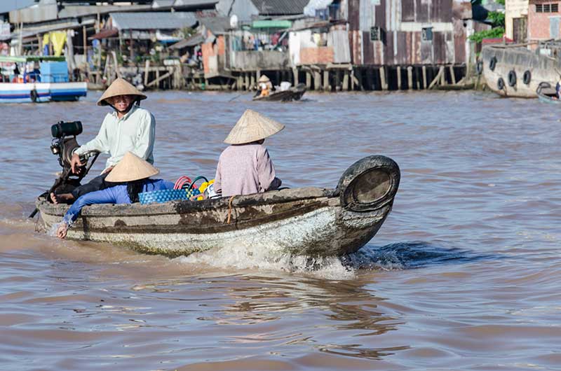 65 - Vietnam - delta del Mekong - barcos